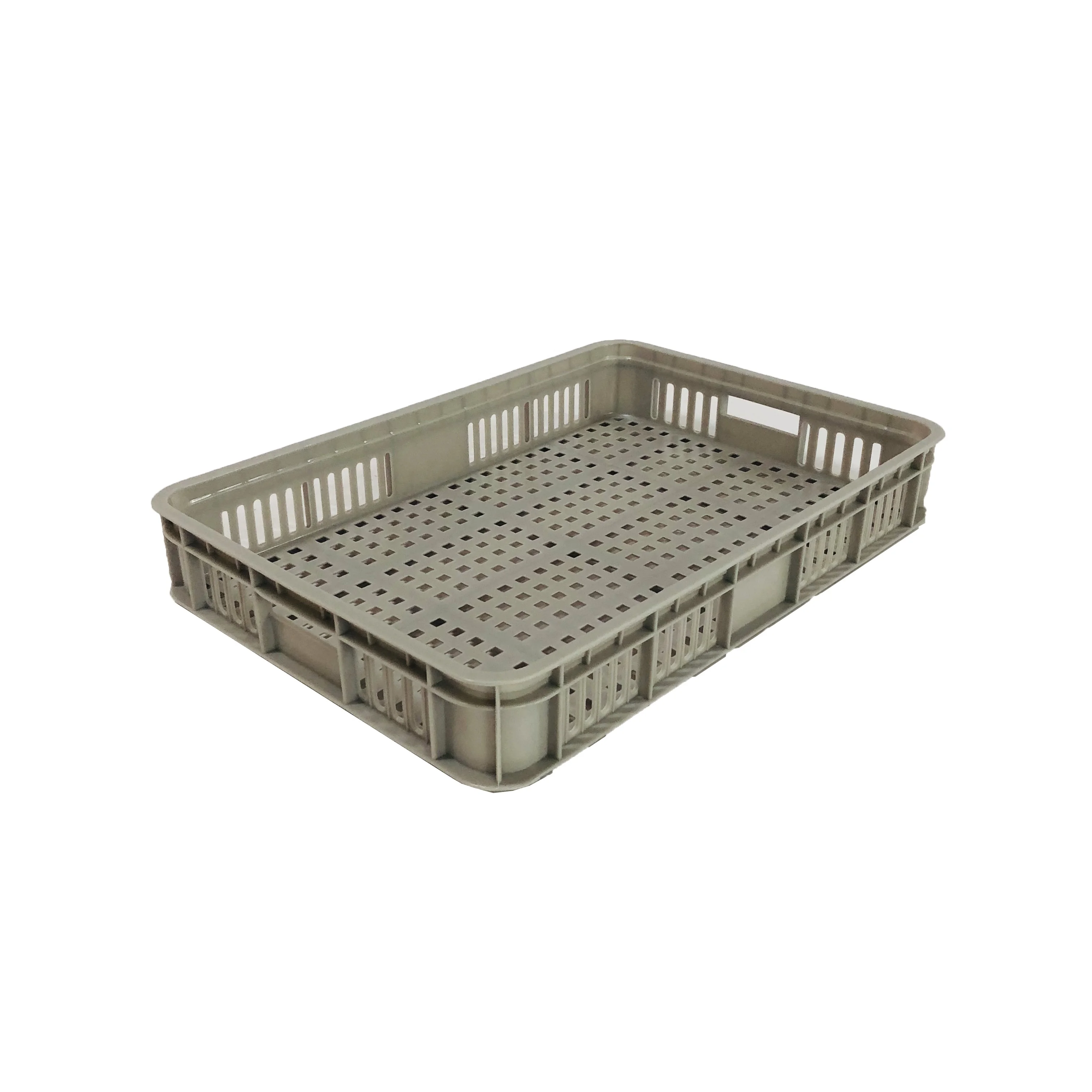Heavy-Duty Plastic Crate Recyclable Mesh Style Storage Cage Poultry Basket for Bottle Shipping PP Material on Sale