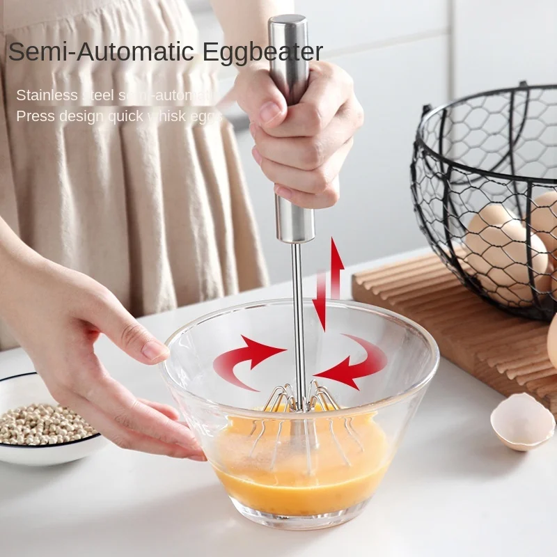 Kitchen Egg Stiring Stainless Steel Beater Egg beater