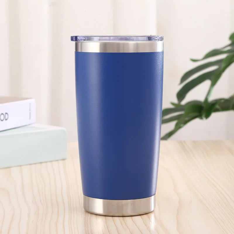 Beer Cup With Opener Whisky Stainless Steel Travel Car Mugs Lids Camping Tumblers Double Thermos Lowball Tumbler 16Oz