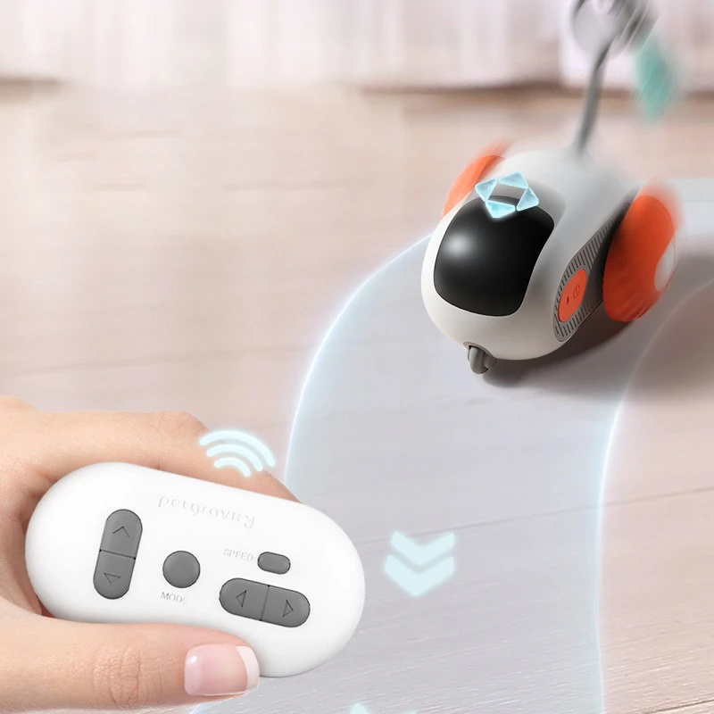 Joypet Interactive Remote Control Electric Cat Toy Dual Mode Puzzle Stick Intelligent Running Car