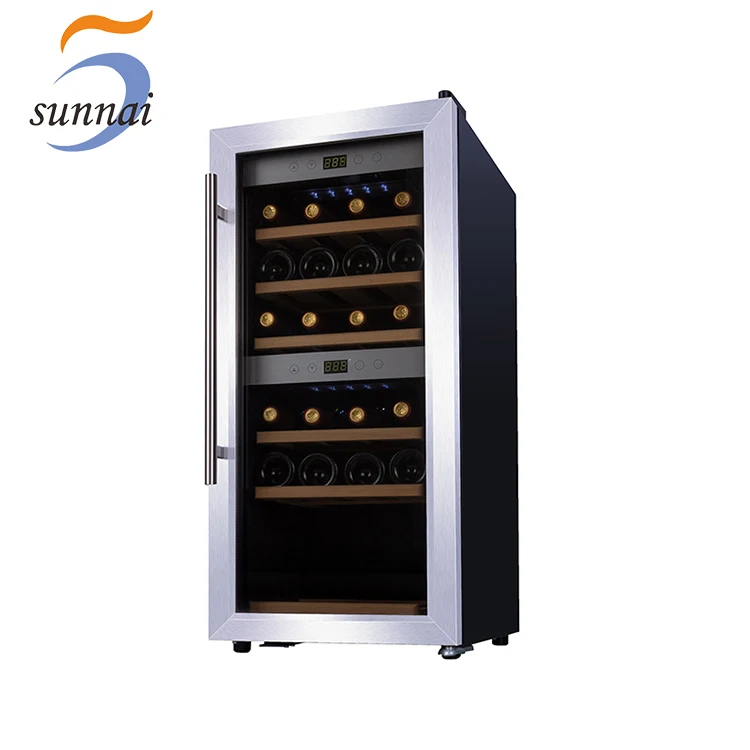 Factory Wholesale Energy Efficient Compressor 24 Bottle Wine Storage Cooler Cabinet