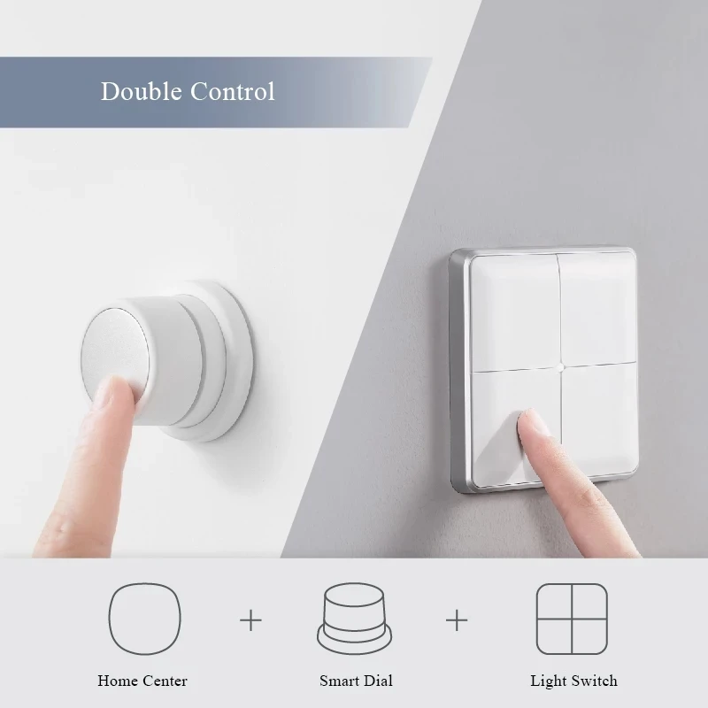 Homekit Terncy Smart Home Zigbee Curtain Dimmer Light Knob Dial Switch work with SONOS