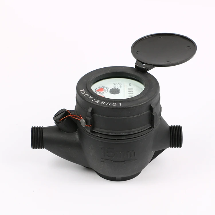 Featured supplier Multi-jet Dry Type Plastic Low Cost Brass Body Water Meter with outer adjustment device