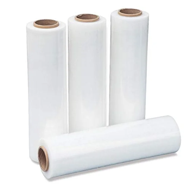 China High performance transparent film stretch film roll wrapping machine for carton packaging move pack store.