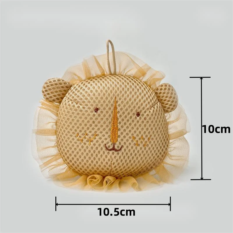 Cartoon lion modeling bath ball, high-grade bath flowers effectively exfoliate and dead skin, without hurting the skin.
