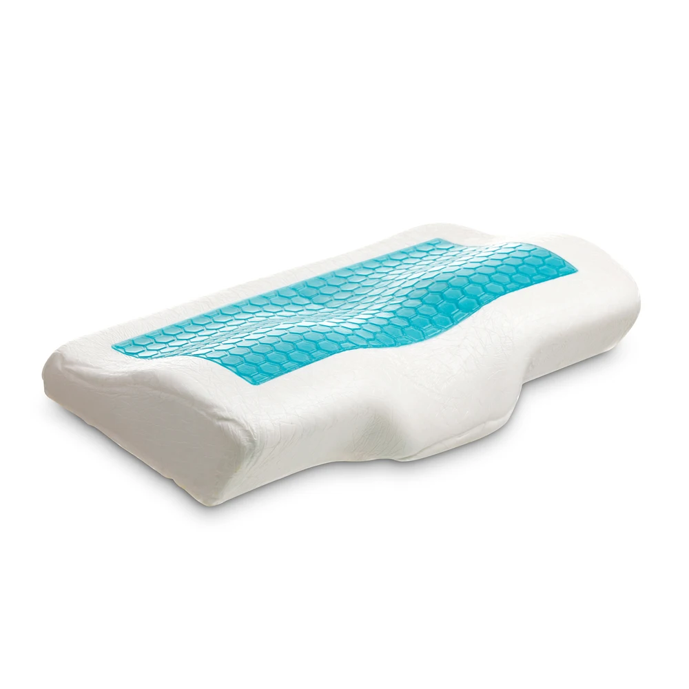 Kingkady Wholesale Orthopedic Cervical Gel Memory Foam Wedge Pillow