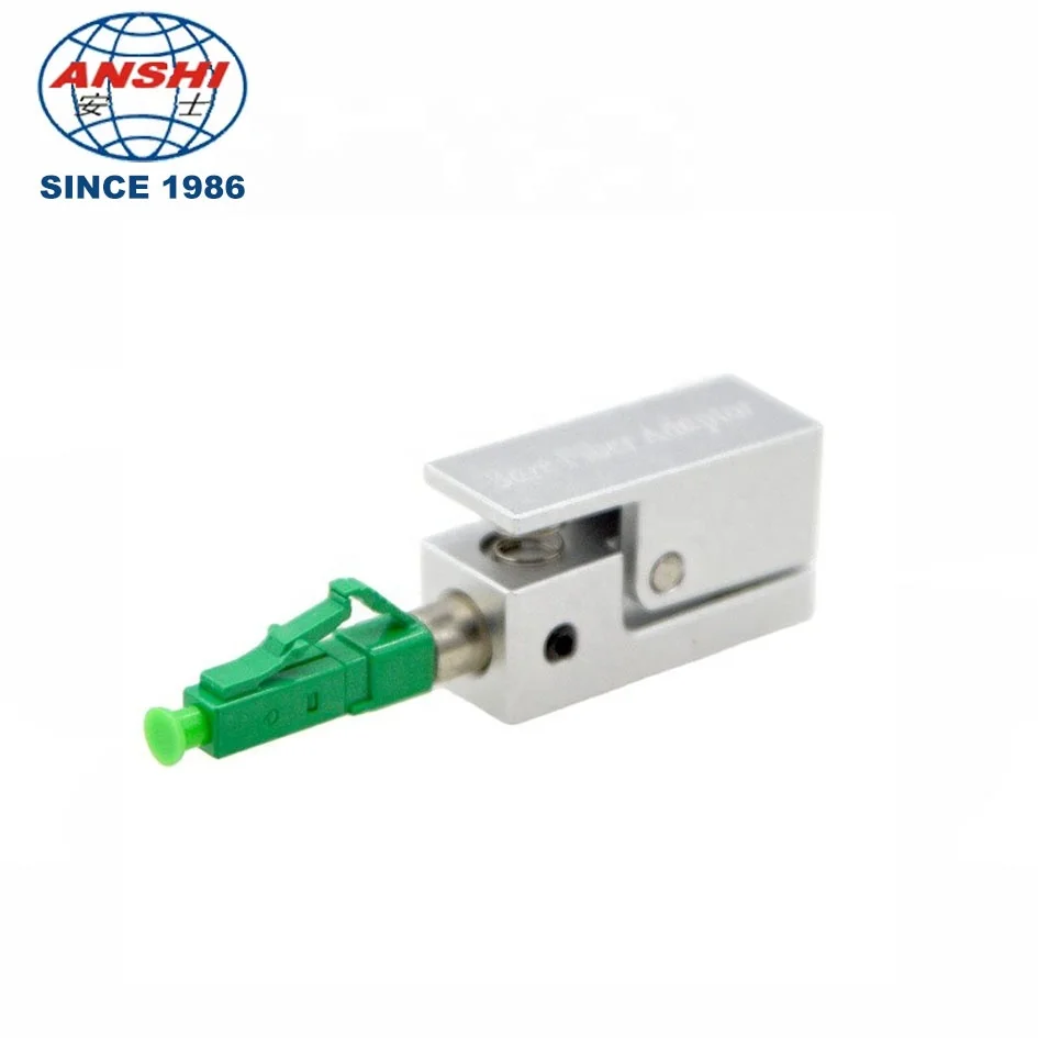 Low Price LC UPC/APC Square Bare Adapter Flange Temporary Succeeded Test Optic Fiber Coupler Connector OTDR
