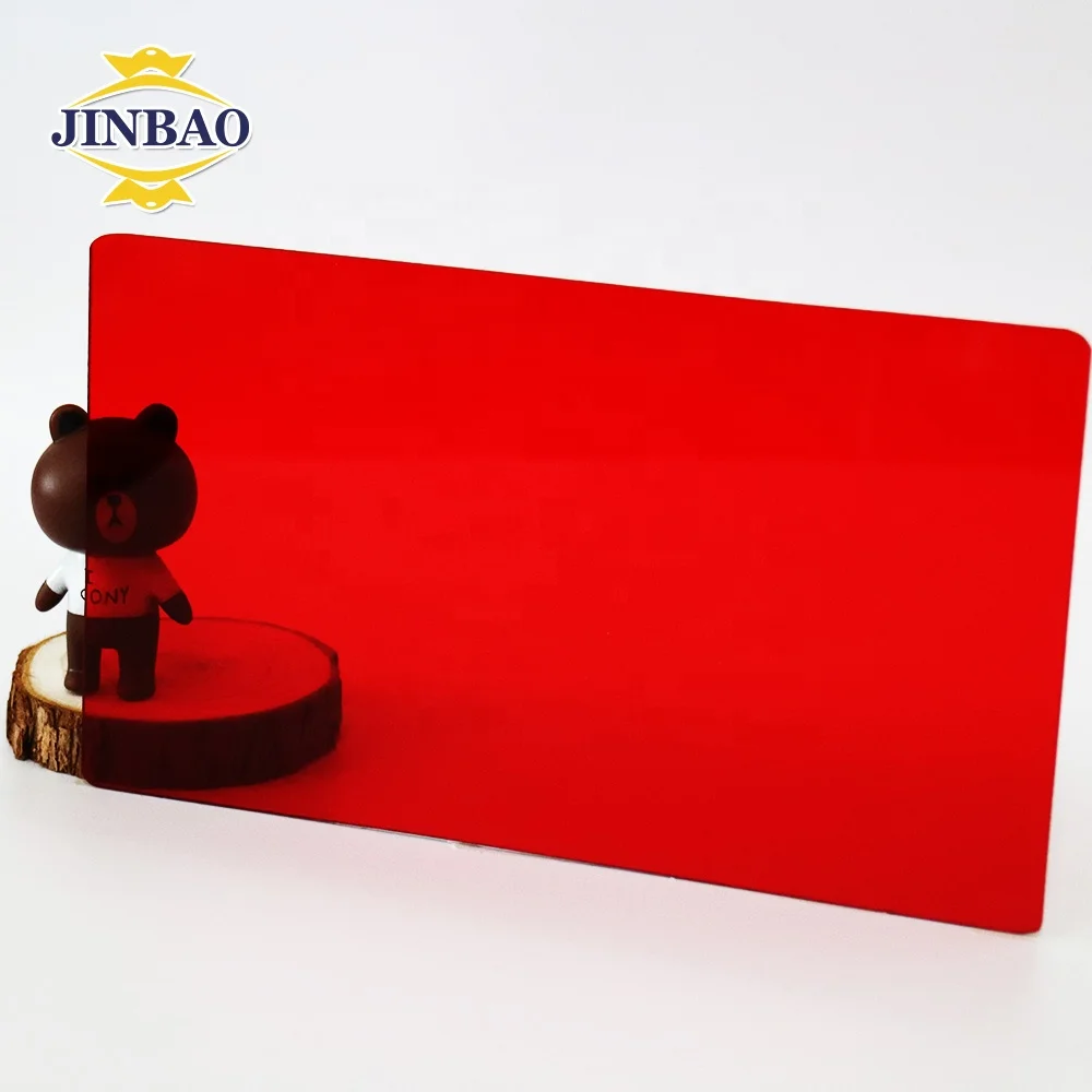 JINBAO factory in china raw materials 1220*2440 2mm 4mm 6mm color and clear cast acrylic sheet