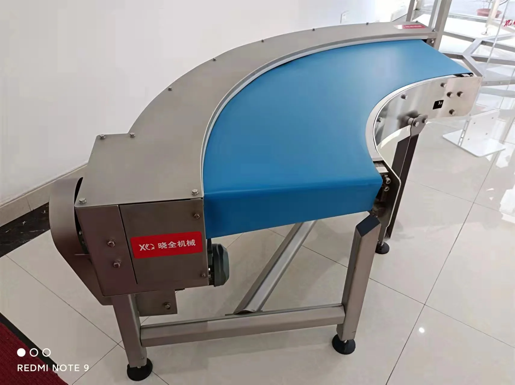 Flat Flex Belt Turning conveyor for Baked Food Curved Belt Conveyor Machine small turn radius Conveyor System