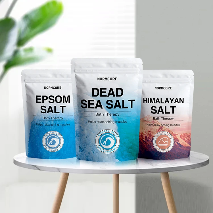 Hot Sell OEM Private Label Modern Spa Tea Tree Oil Foot Body Soaking Basin Himalayan Pink Relax Natural Dead Sea Bath Salt