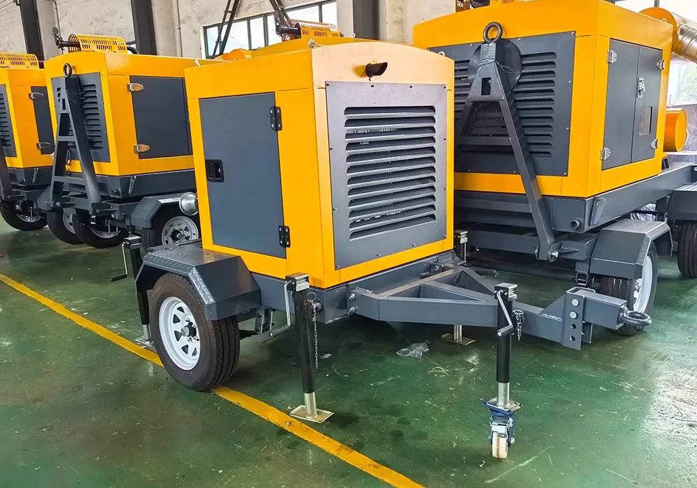 Municipal pipeline treatment vacuum assisted diesel flood control and sewage pump