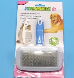 Manufacturers wholesale Candy Pet Comb Dog Grooming Brush Teddy Open Knot Comb Brush Hair