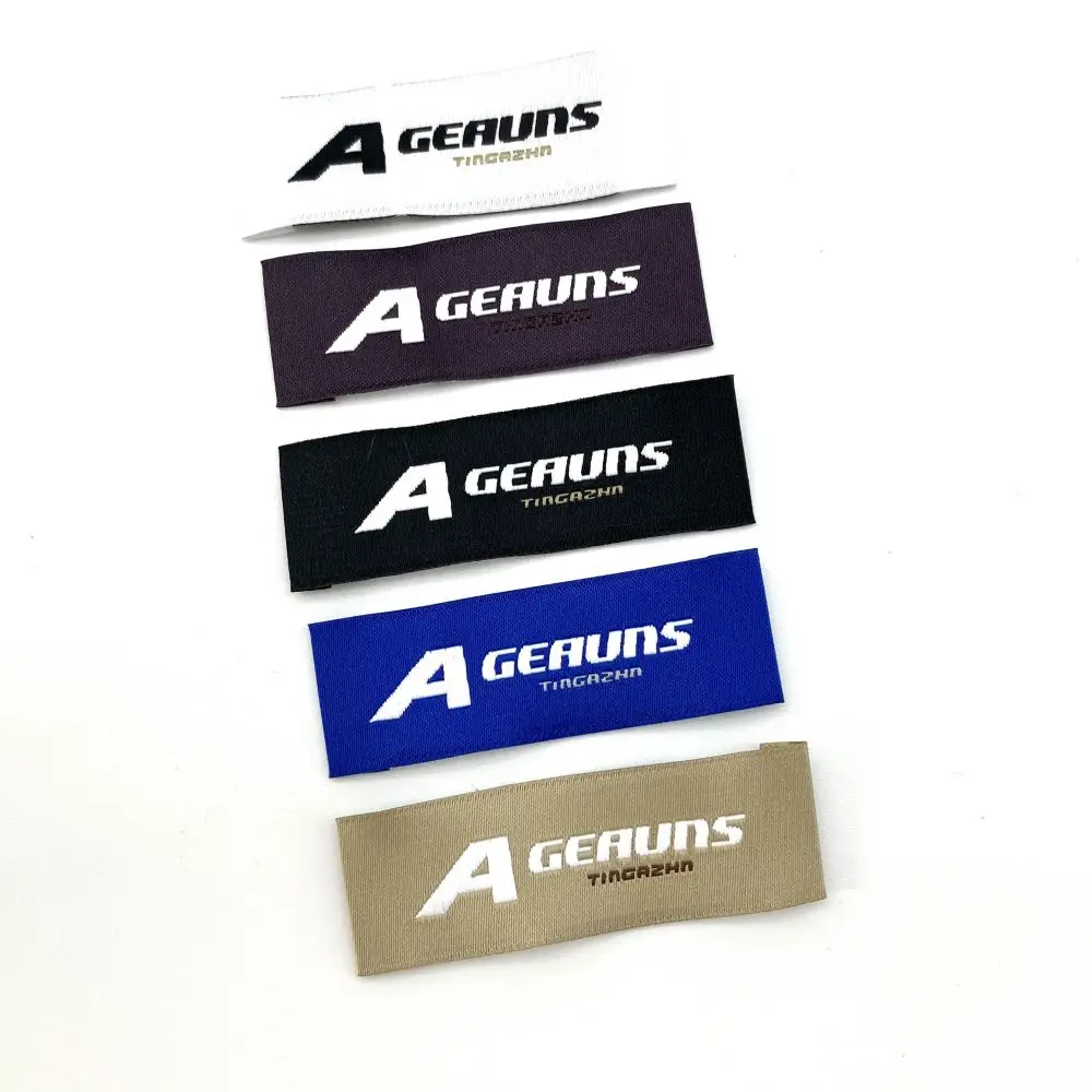 High Quality Custom Clothes Woven Tags Neck Label Clothing Labels With Symbols for Clothing