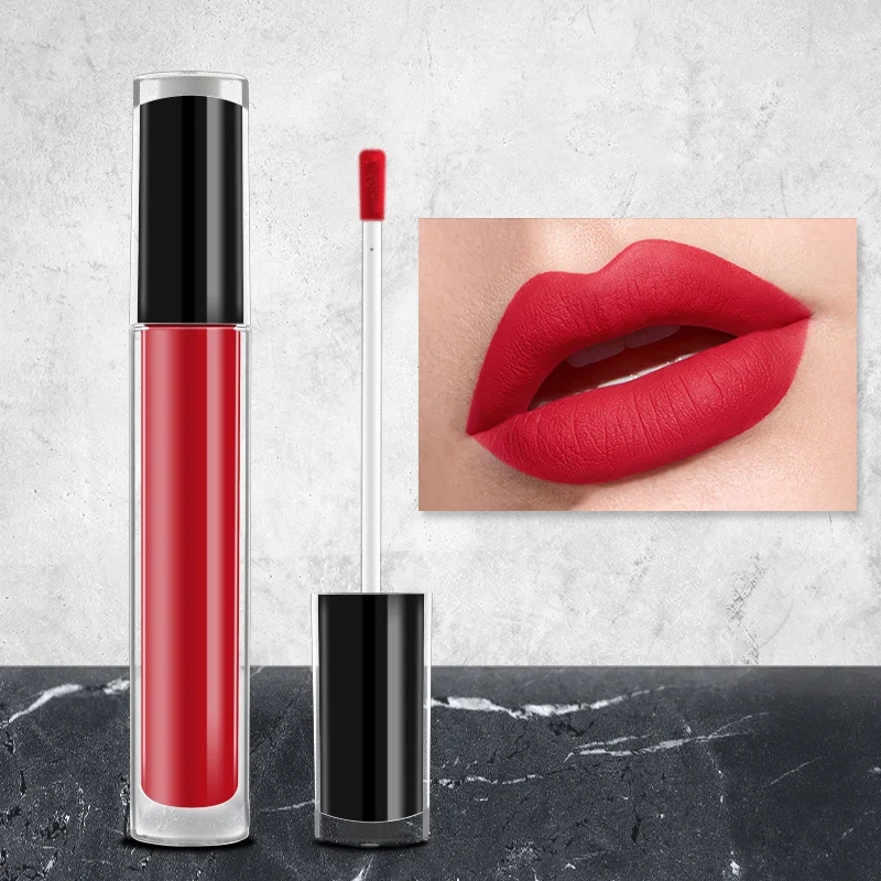 High Quality Lipstick Vegan Non-stick Cup Long Lasting Waterproof Custom Matte Liquid Lipstick Private Label