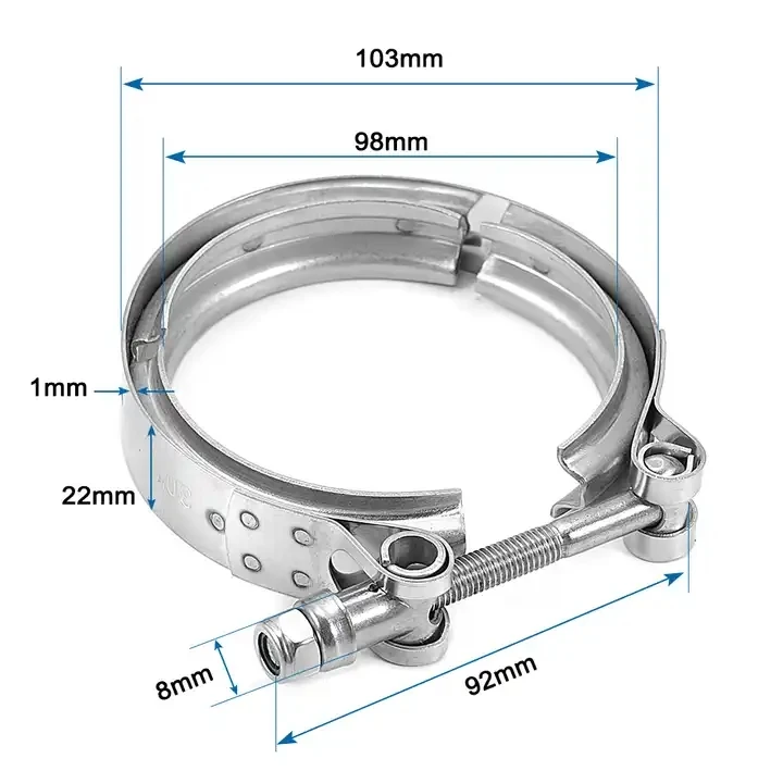 Factory direct price high quality hose pipe clamps pipe clamp hose pinch clamp