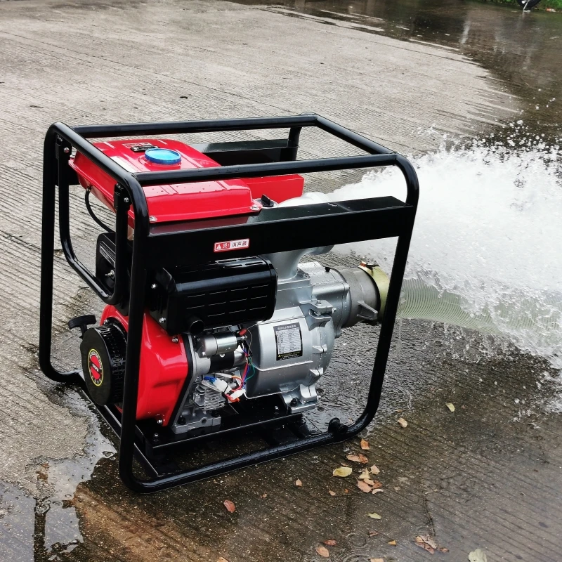 Small Portable Air Cooled Diesel Small Generator with Wheels 188f