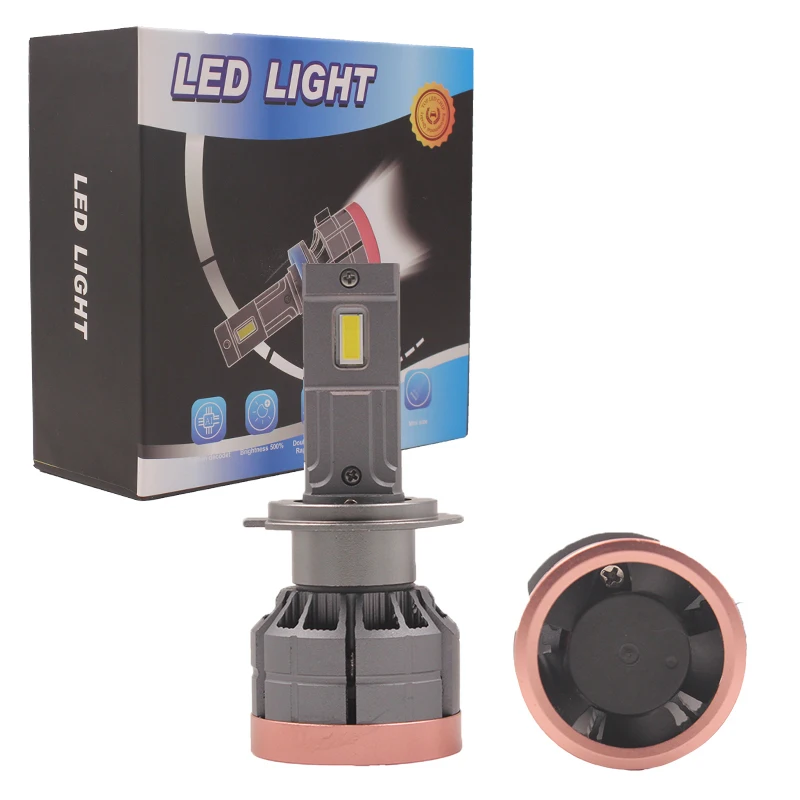 ROCKEYBRIGHT Новый F5D 26000LM 130 Вт авто светодиодный F3 F5 F6 F7 фары H11 автомобильные лампочки H1 9004 9005 9006 H7 H4 Автомобильные