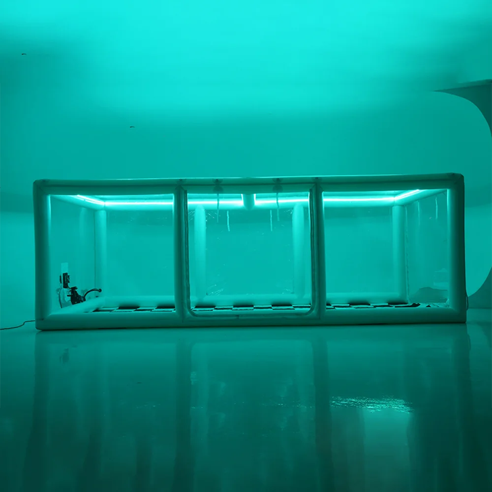 Portable Airtight Frame Car Cover capsule waterproof Garage Parking Shelter Tent Inflatable Car Showcase spray paint booth