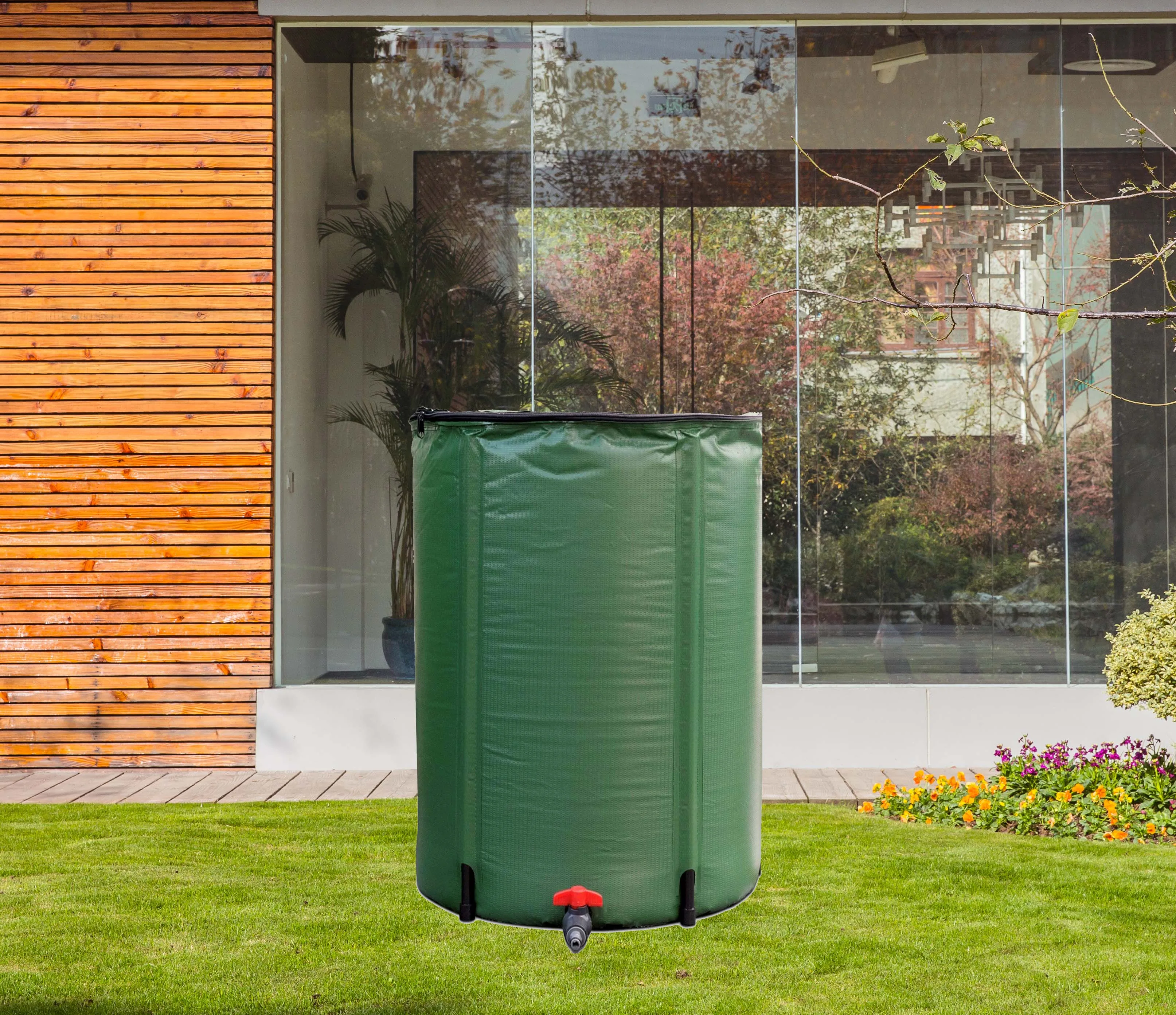 Heavy Duty 200L  250L 380L PVC Plastic Garden Bucket Collapsible Water Tank Pvc Rain Barrel