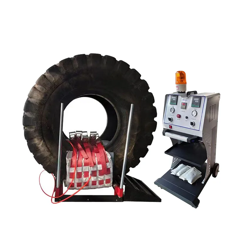 Forklift engineering truck Tyre Vulcanizing equipment with flexible airbag