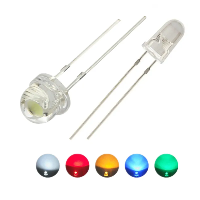 3MM LED LED Lamp Beads Transparent White Yellow Light Emitting Diode