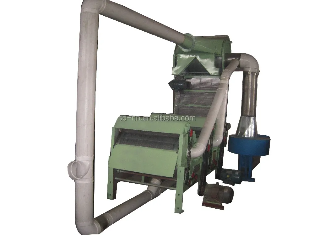 Airflow recovery machine recovers cotton fiber impurities
