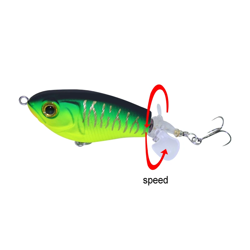 Two Blade Propeller Crank bait Fishing Lures Crankbaits Hard Bait Treble Hook Swimbait Square Bill Crankbait