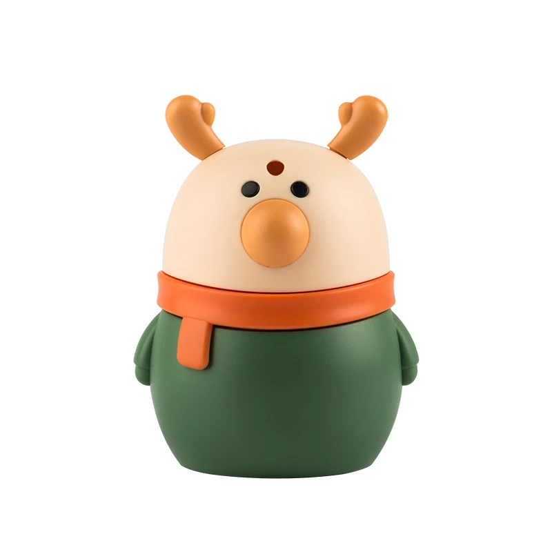 Factory direct funny creative elk Christmas moose decor gift deer toothpick box fawn automatic plastic animal toothpick holder