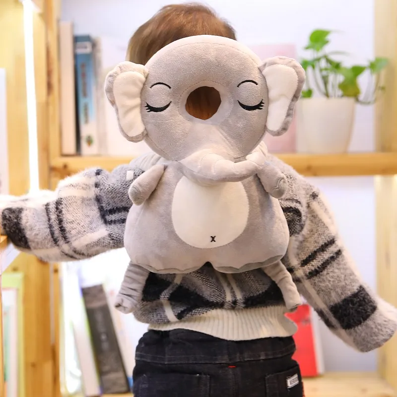 New Cute Infant Toddler Head Back Protector Safety Pad Harness Headgear Cartoon Baby Protection Pad Cushion