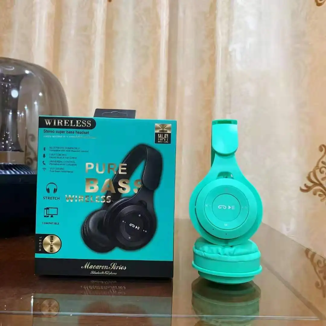 KWY-Y08 Best selling High Quality earphones & headphones  cheap speaker headset with package