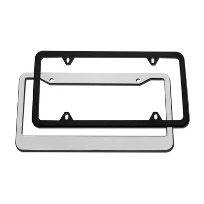  Hot-selling High Quality Custom size Standard US & Canada Customised Plastic/ABS Car License Plate Frame/license plate