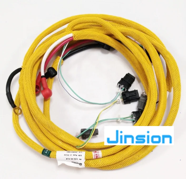 JINSION PC400LC-6 Engine Wire Harness wholesale Excavator Spare Parts 6152-82-4110