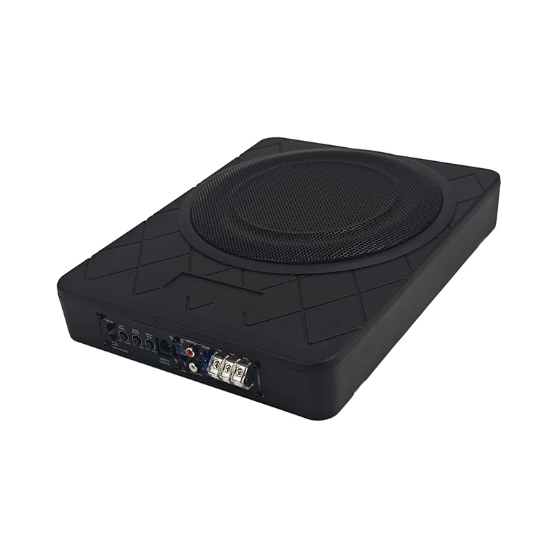 120W Single Coil 8/10 Inch Active Audio Amplifier Subwoofers for Cars 12V under seat subwoofer