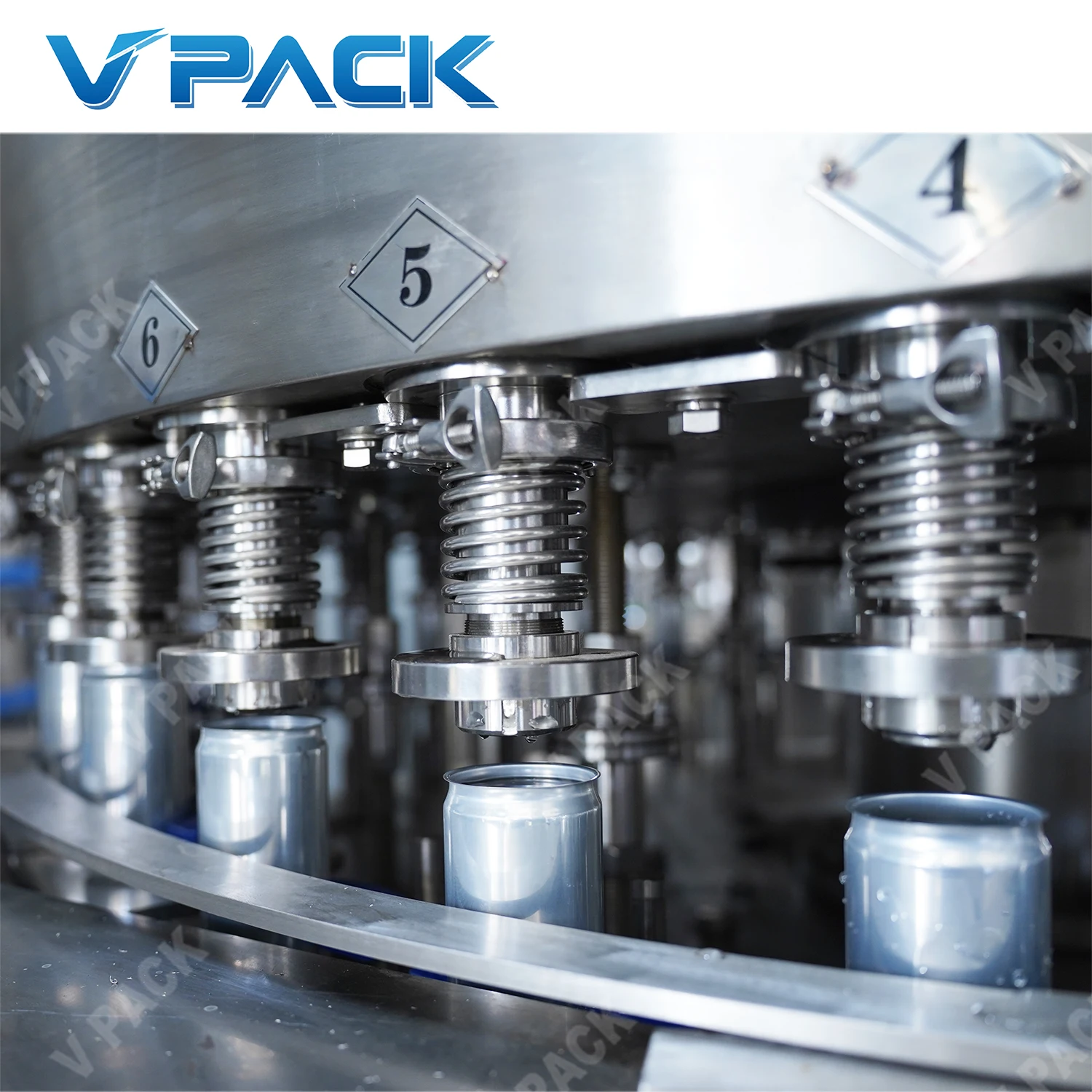 Automatic Beverage carbonated drink aluminum can filling machine / Turnkey project rotary beer canning sealing packing line