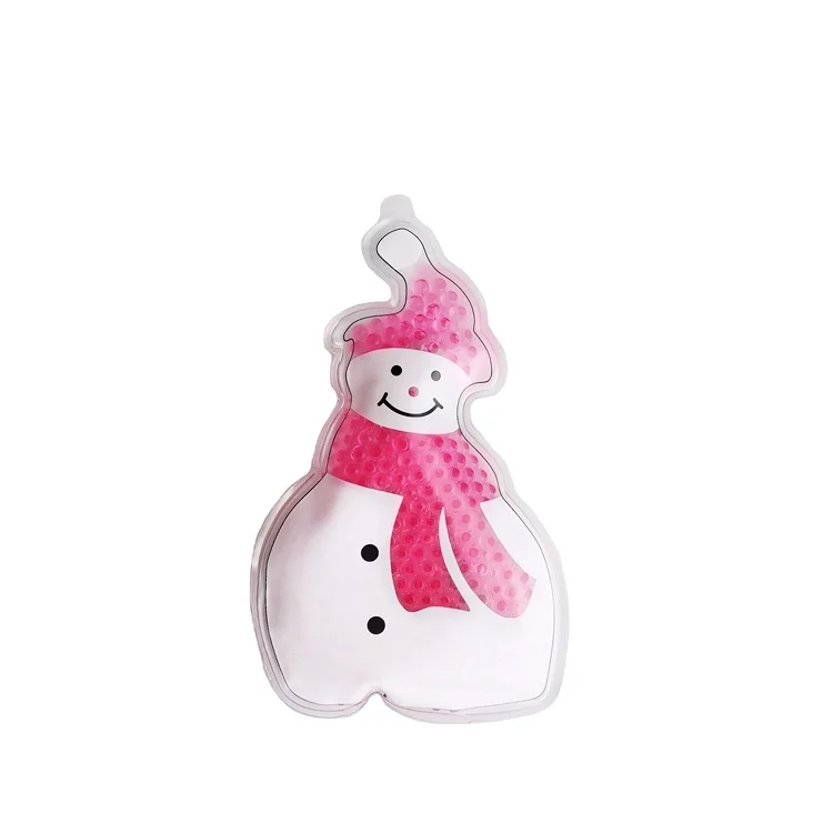 Reusable Hot Cold Compress Cute Shape Christmas Gift Hot Cold Pack Gel Bead Cooling Pad Hand Warmer Gel Ice Pack