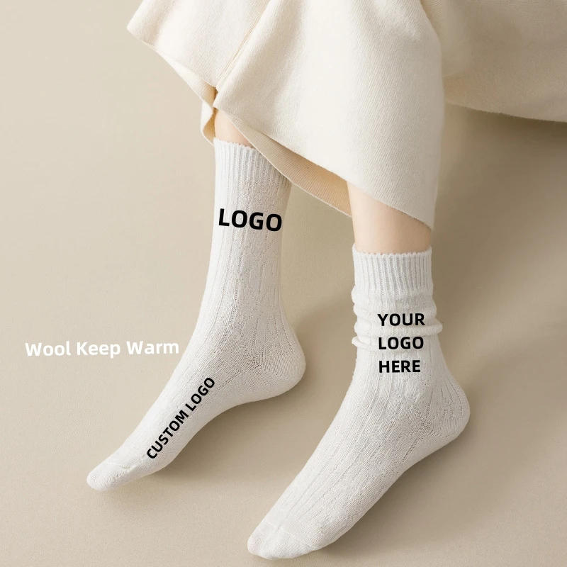 Competitive Cheap Price Sweat Absorption Acrylic Blend Yarn Wholesale Solid Merino Wool Socks For Sock