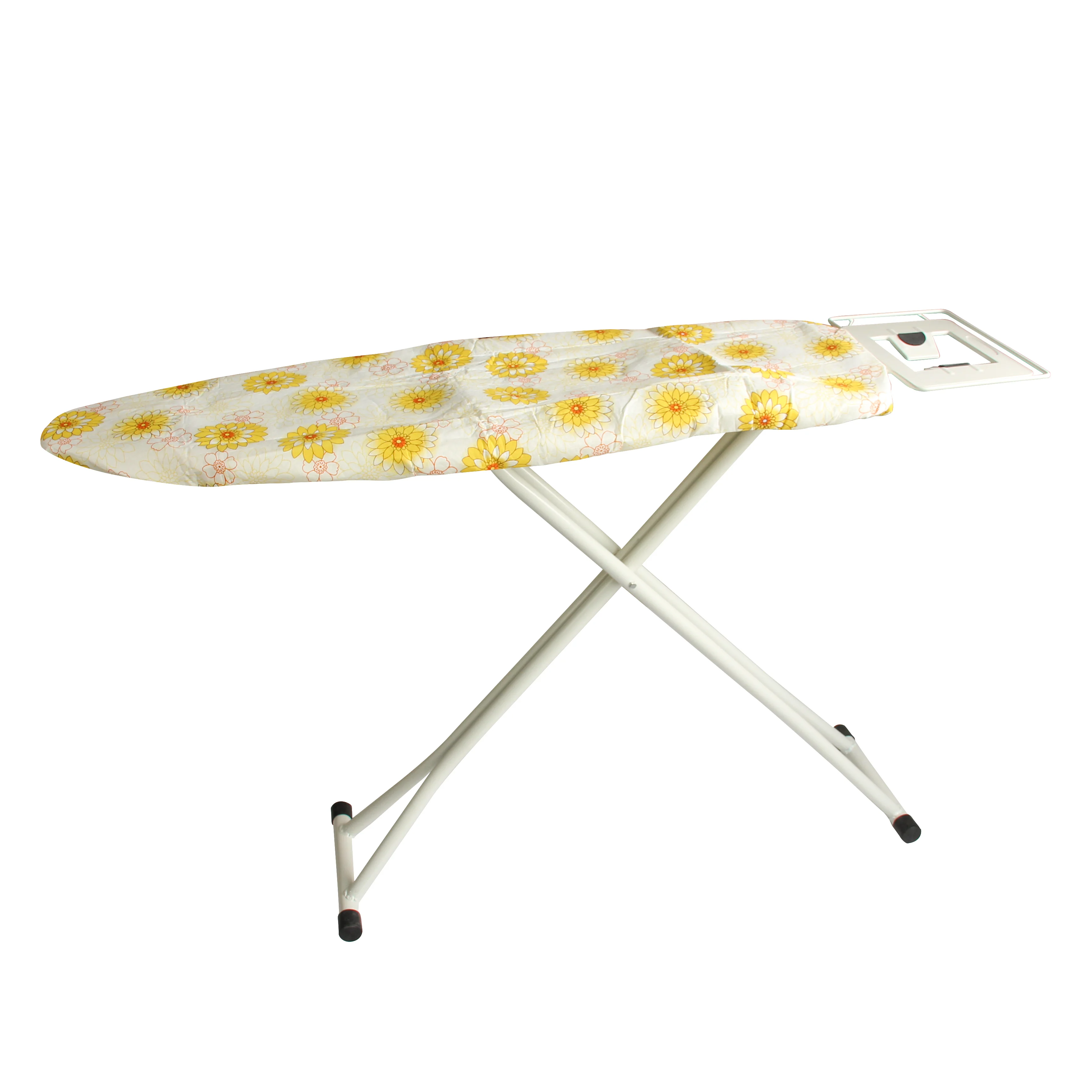 Custom Best Quality yellow flower printed Ironing Board case drawstring Heat Resistance Ironing Board Cover