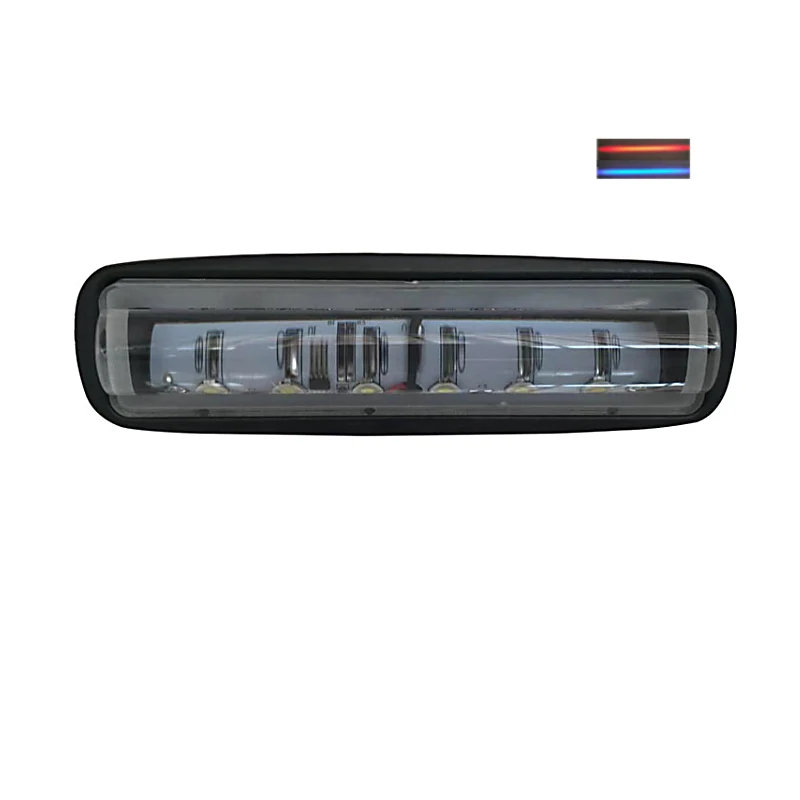 
 Hot Sales 6 Inch LED Forklift Warning Light with High Brightness White Blue Red Zone Light  80V DC Safety LEDs Factory Supply  