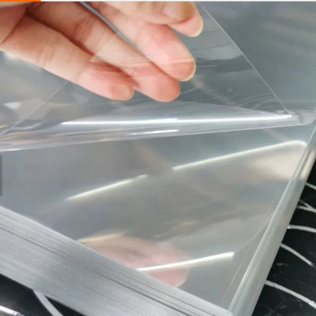 RPET Film Recycled PET Sheet Transparent Clear Colored Food Grade Plastic Packing Water Soluble Soft Packaging Film Twist Film