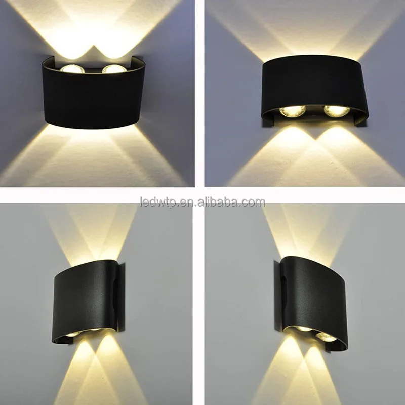 Nordic LED Waterproof Outdoor Wall Lamp IP65 Aluminum Wall Light Garden Porch Sconce AC110V/220V