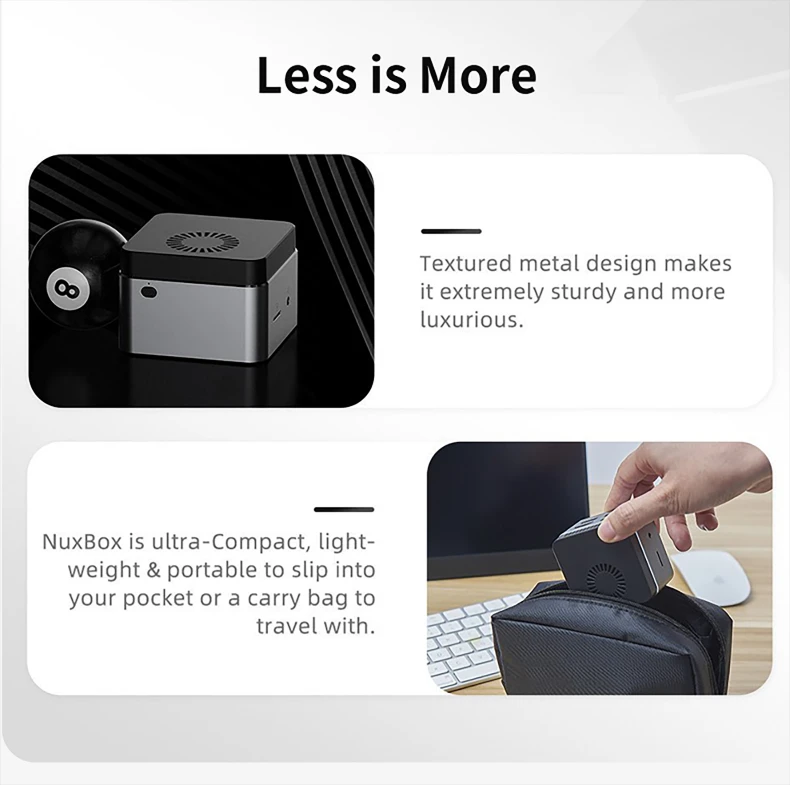 Hot Sale Sharerdp Mini PC J4125 8GB Pocket Mini PC Win-dow10 Linux Barebone Pocket Mini PC for Gaming