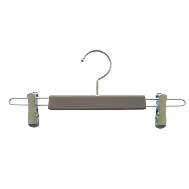 Small Lots 100 Pieces Available Non-slip Professional Kids Baby Storage Clothes Resin Sweater Coat Skirt Dress Hanger With Grip Clip