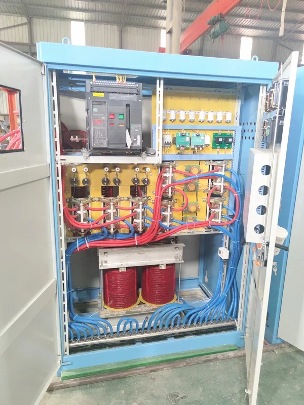 energy saving series inverter 400KWH 1T induction aluminium melting furnace induction oven