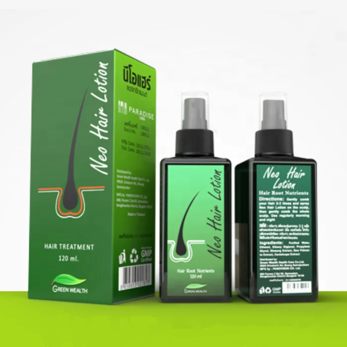 Paradise Neo Hair Lotion Made In Thailand Green Wealth Original Hair Regrowth
