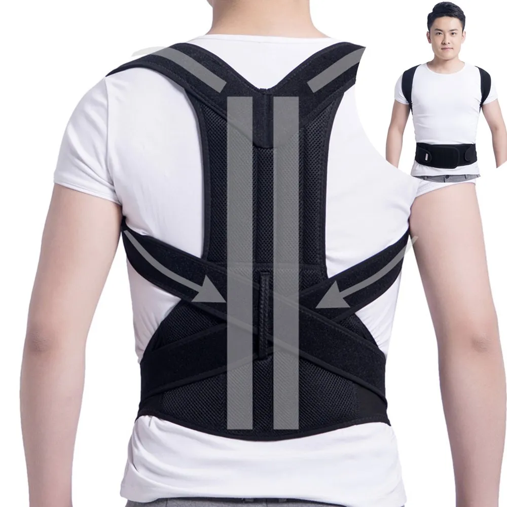 Men And Women Posture Corrector Full Back Spinal Support Pain Relief Neoprene Back Support Belt for Posture Corrector