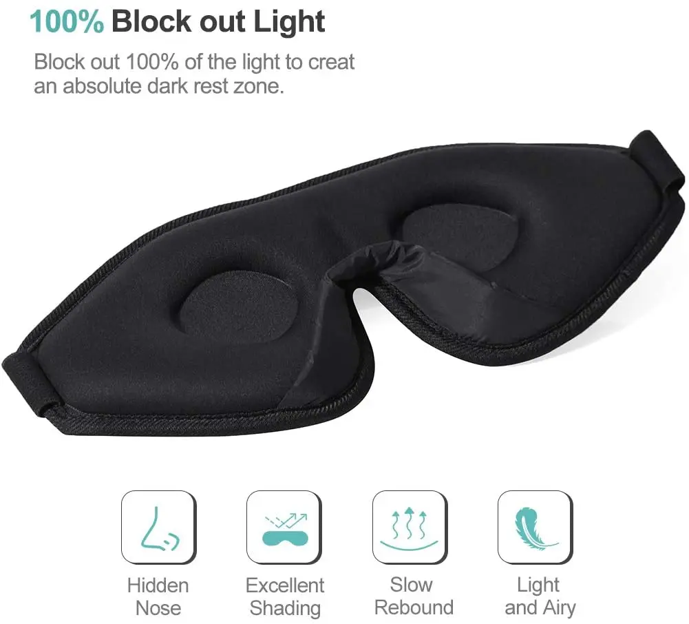 China Quality Wangsonole Travel Private Label Sleep Custom 3D Eye Mask