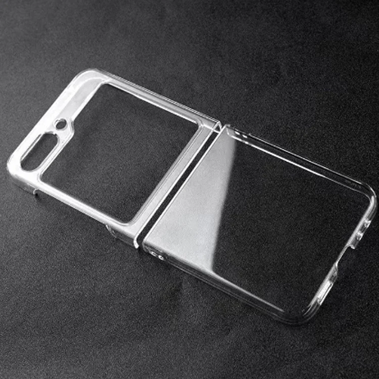 Folding phone case Transparent PC hard case for Samsung Flip 5G  Z Flip 3