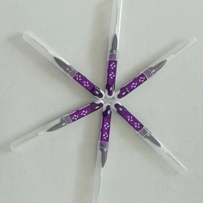 interdental brush oral care TPE handle OEM/ODM Nylon  bamboo handle TEPE factory outlet