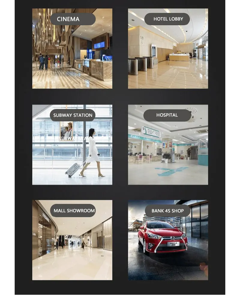 ultra bright window display hang lcd display screen for shop 55 inch smart tv monitor custom retail signage led windows display