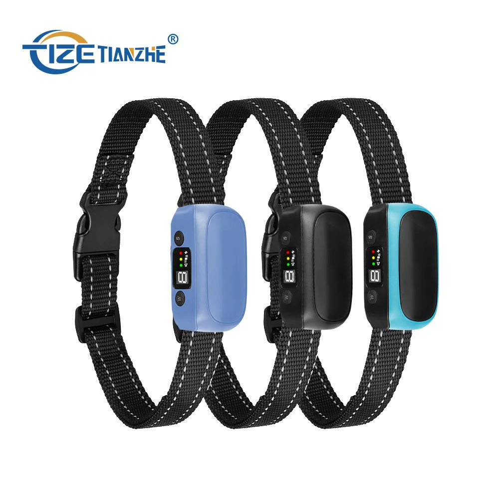 Waterproof Rechargeable Pet Training Smart Control Beeper Voice Stop Shock Vibration No Anti Dog Bark Collar for Small Dogs